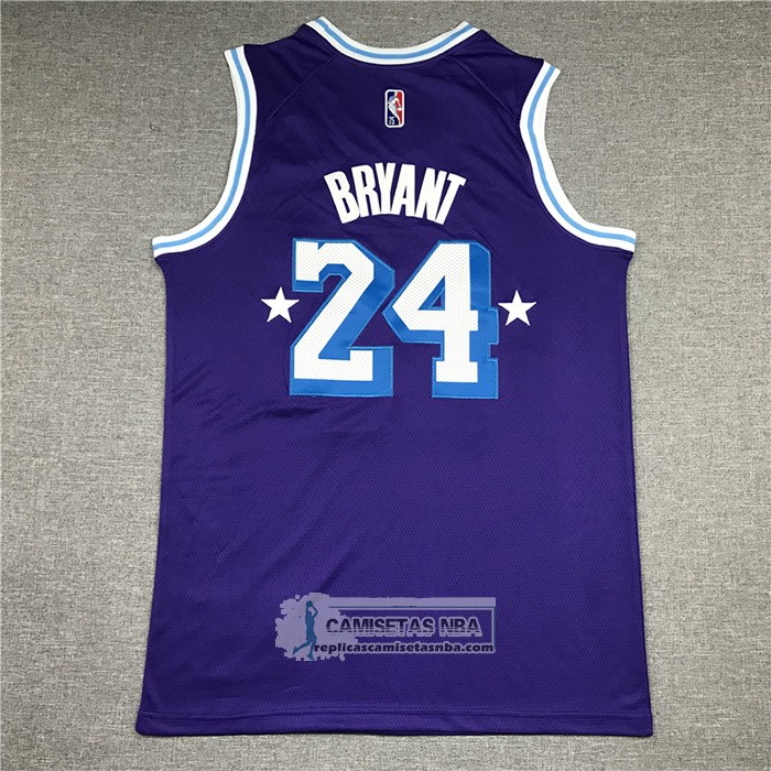 Camiseta Los Angeles Lakers Kobe Bryant NO 24 Ciudad Edition 2021-22 Violeta